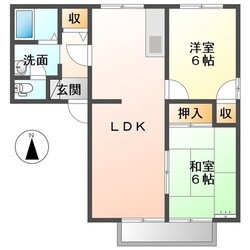 フレグランス前田 Ａ棟の物件間取画像